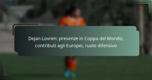 Dejan Lovren: presenze in Coppa del Mondo, contributi agli Europei, ruolo difensivo